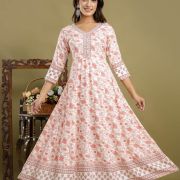 Long Frock Ghera Gaoun Kurti  ( ANARKALI KURTI )