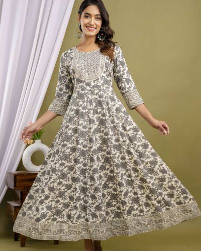 Long Frock Ghera Gaoun Kurti ( ANARKALI KURTI )