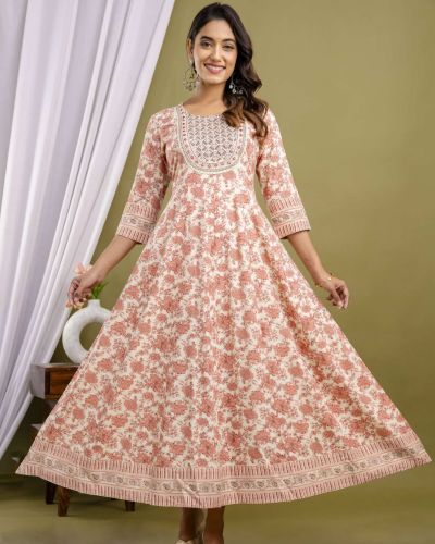 Long Frock Ghera Gaoun Kurti ( ANARKALI KURTI )