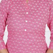 PRINTED LONG KURTI ( PURPLE )