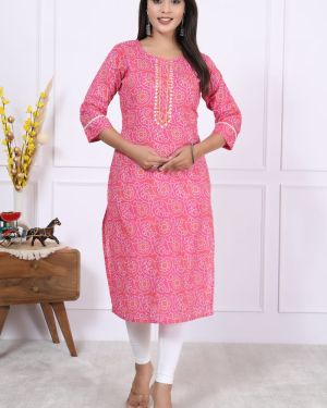 CHUNRI LAHARIYA KURTI