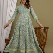 Long Frock Ghera Gaoun Kurti  ( ANARKALI KURTI )