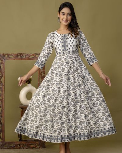 Long Frock Ghera Gaoun Kurti  ( ANARKALI KURTI )