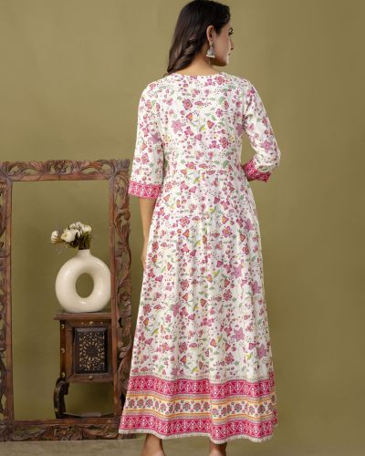 Long Frock Ghera Gaoun Kurti  ( ANARKALI KURTI )