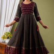 Long Frock Ghera Gaoun Kurti  ( ANARKALI KURTI )