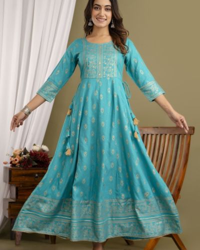 Long Frock Ghera Gaoun Kurti  ( ANARKALI KURTI )