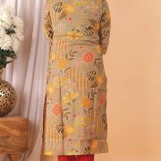 KURTI PANT DUPATTA SET ( MASLIN SILK )