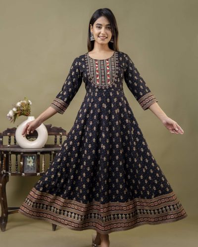 Long Frock Ghera Gaoun Kurti  ( ANARKALI KURTI )