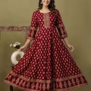 Long Frock Ghera Gaoun Kurti  ( ANARKALI KURTI )