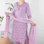 KURTI PANT DUPATTA SET