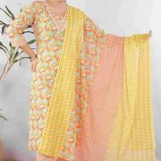 KURTI PANT DUPATTA SET