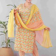 KURTI PANT DUPATTA SET