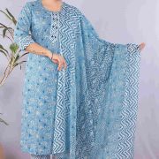 KURTI PANT DUPATTA SET