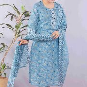 KURTI PANT DUPATTA SET