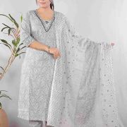 KURTI PANT DUPATTA SET