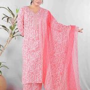 KURTI PANT DUPATTA SET