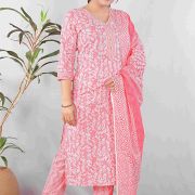 KURTI PANT DUPATTA SET