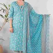 KURTI PANT DUPATTA SET