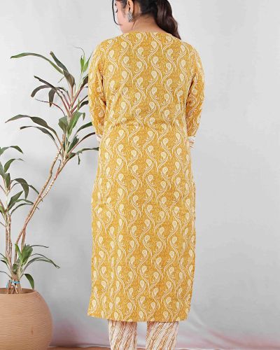 KURTI PANT DUPATTA SET