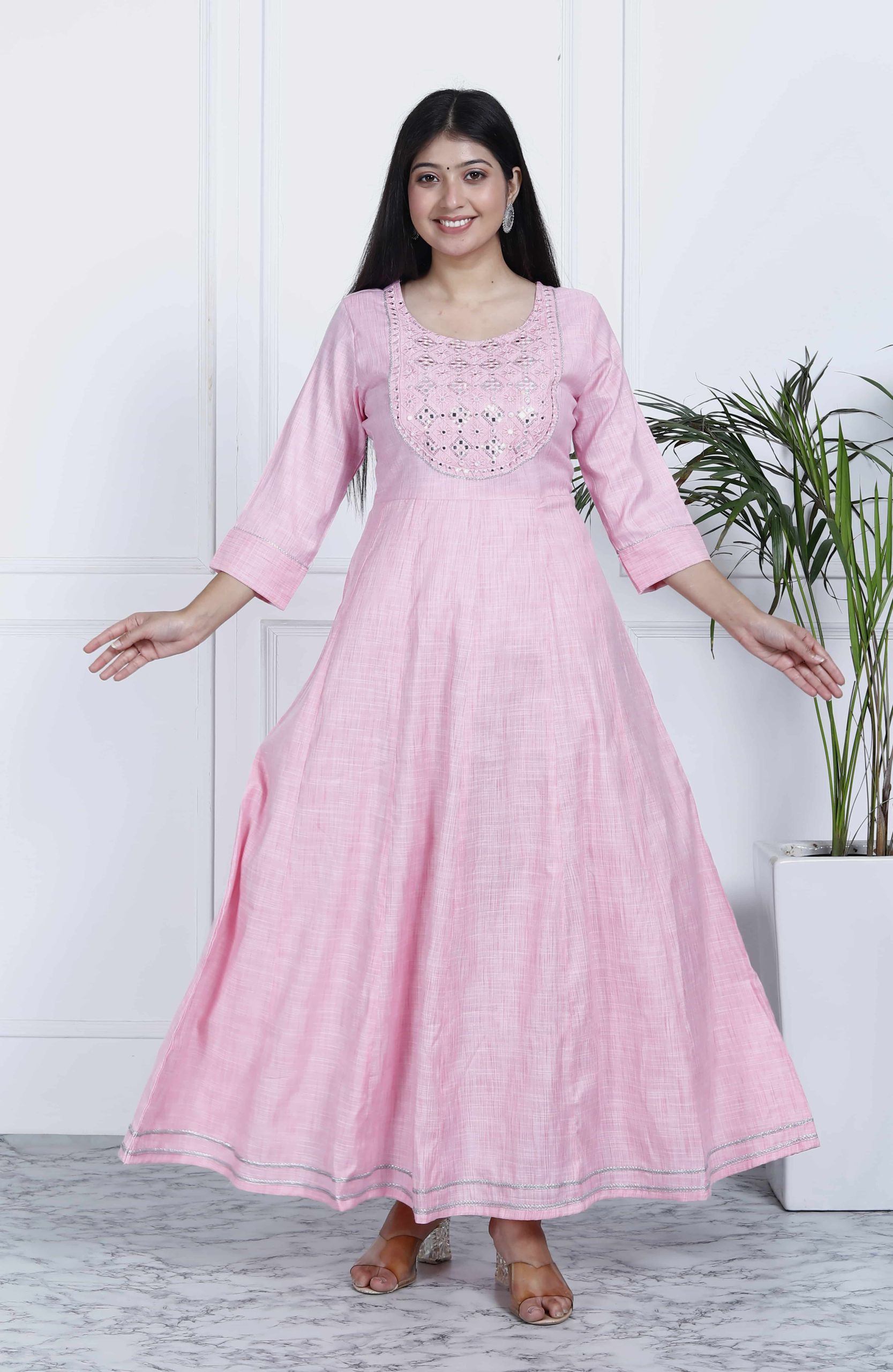 LONG FROCK KURTI ( ANARKALI KURTI )