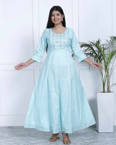 LONG FROCK KURTI ( ANARKALI KURTI )