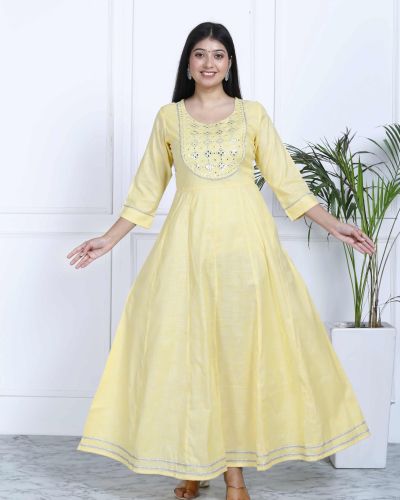 LONG FROCK KURTI ( ANARKALI KURTI )