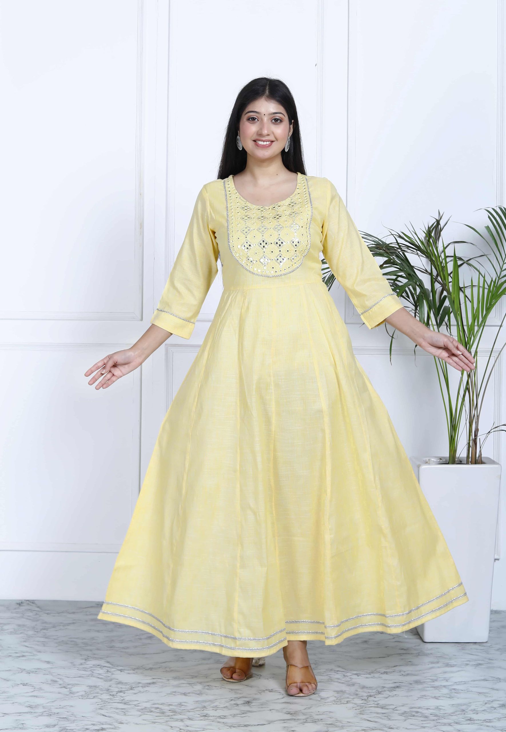 LONG FROCK KURTI ( ANARKALI KURTI )