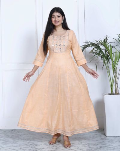 LONG FROCK KURTI ( ANARKALI KURTI )