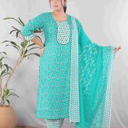 KURTI PANT DUPATTA SET