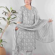 KURTI PANT DUPATTA SET