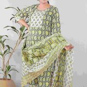 KURTI PANT DUPATTA SET