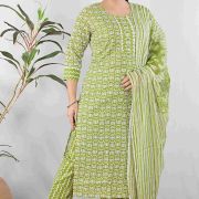 KURTI PANT DUPATTA SET