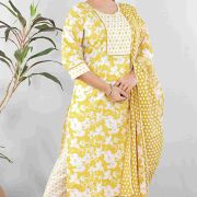 KURTI PANT DUPATTA SET