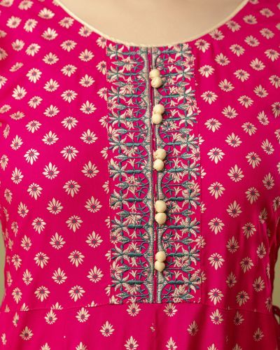 LONG FROCK GHERA  GAOUN KURTI  ( ANARKALI KURTI )