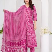 LONG ANARKALI KURTI PANT DUPATTA SET