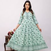 LONG FROCK GHERA  GAOUN KURTI  ( ANARKALI KURTI )