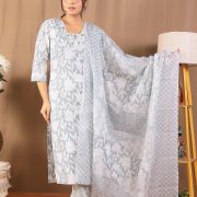 KURTI PANT DUPATTA SET