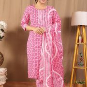 KURTI PANT DUPATTA SET