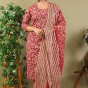 KURTI PANT DUPATTA SET