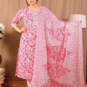 KURTI PANT DUPATTA SET