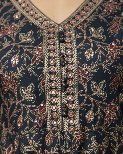 LONG FROCK GHERA  GAOUN KURTI  ( ANARKALI KURTI )