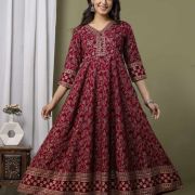 LONG FROCK GHERA GAOUN KURTI ( ANARKALI KURTI )