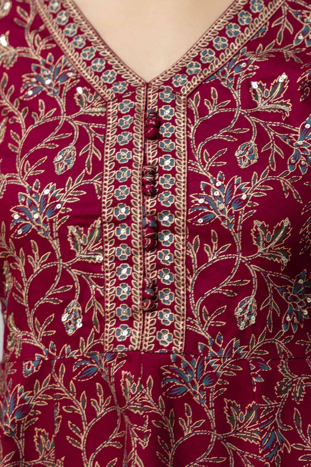 LONG FROCK GHERA  GAOUN KURTI  ( ANARKALI KURTI )