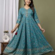 LONG FROCK GHERA GAOUN KURTI ( ANARKALI KURTI )