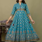 LONG FROCK GHERA  GAOUN KURTI  ( ANARKALI KURTI )