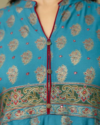 LONG FROCK GHERA  GAOUN KURTI  ( ANARKALI KURTI )