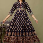 LONG FROCK GHERA  GAOUN KURTI  ( ANARKALI KURTI )