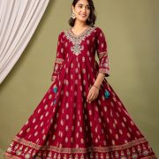 LONG FROCK GHERA GAOUN KURTI ( ANARKALI KURTI )