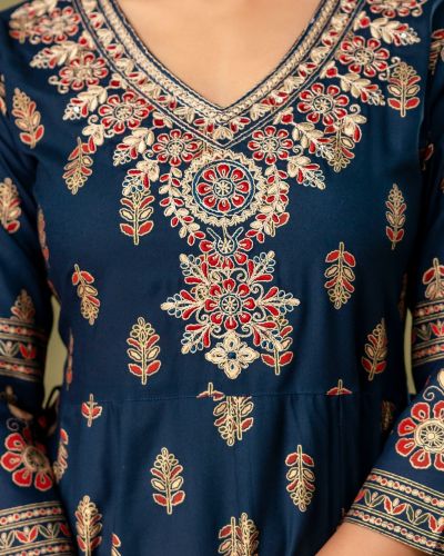LONG FROCK GHERA  GAOUN KURTI  ( ANARKALI KURTI )