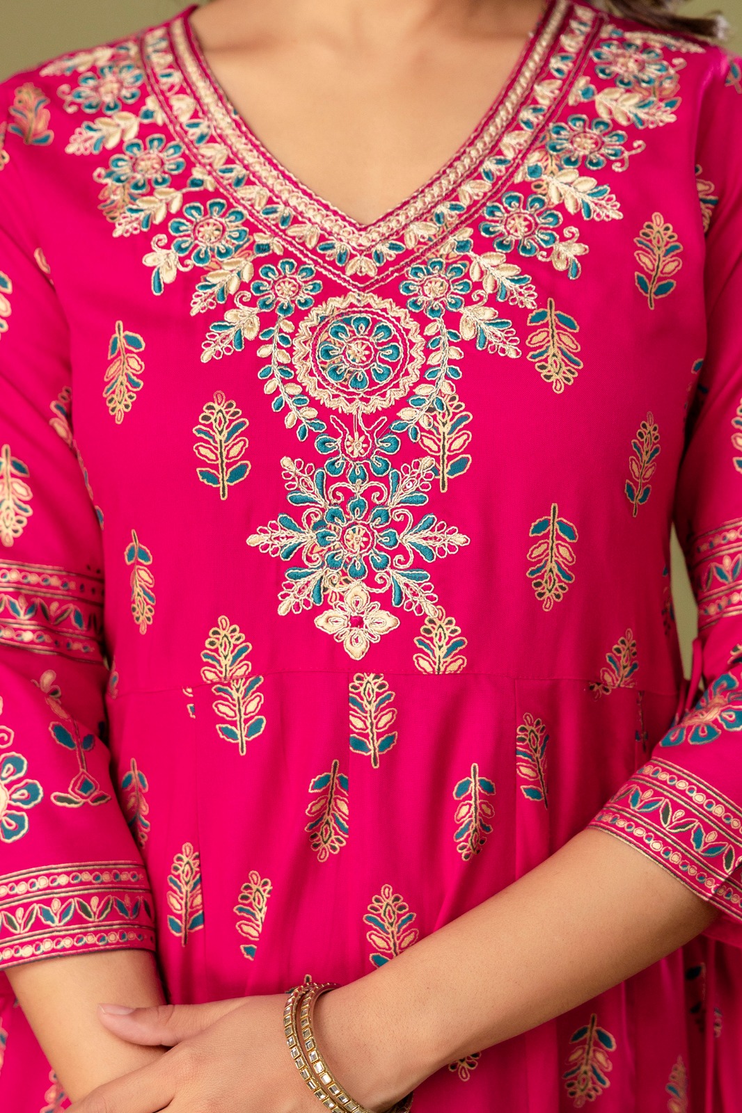 LONG FROCK GHERA  GAOUN KURTI  ( ANARKALI KURTI )